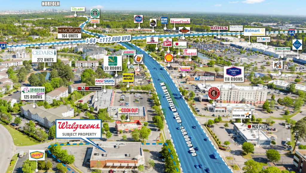 Walgreens for Sale in Chesapeake Virginia